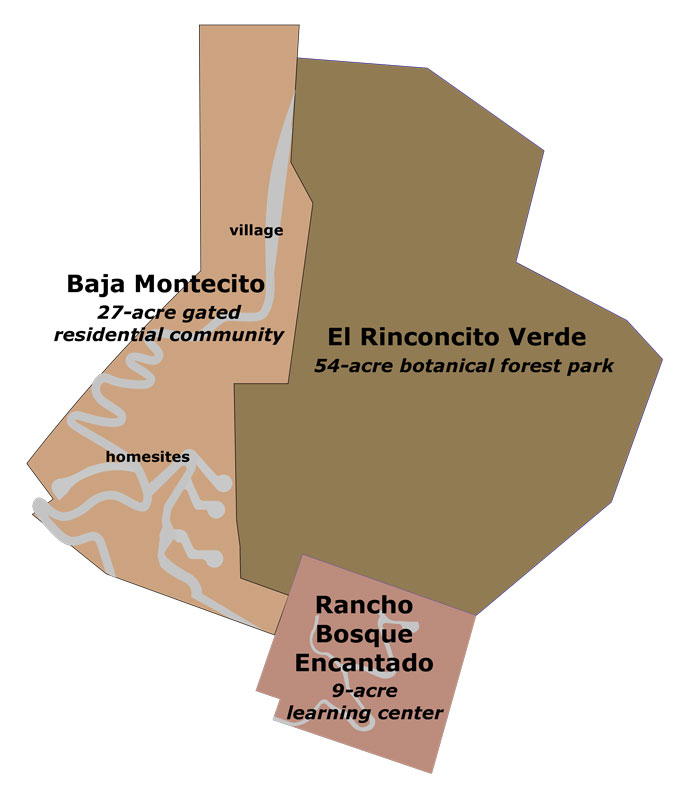 Baja Ecovillage Subdivision Map